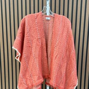 Orange Poncho by DK